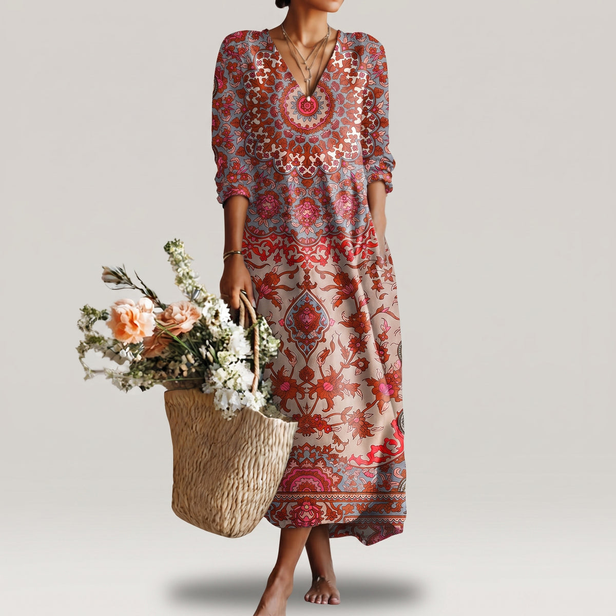 Odessa | Breezy Spring Midi Dress