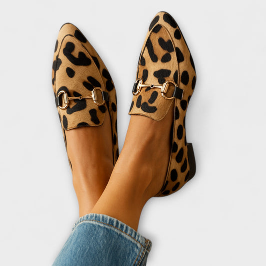 Sophie Women's Pointed Toe Buckle Loafers