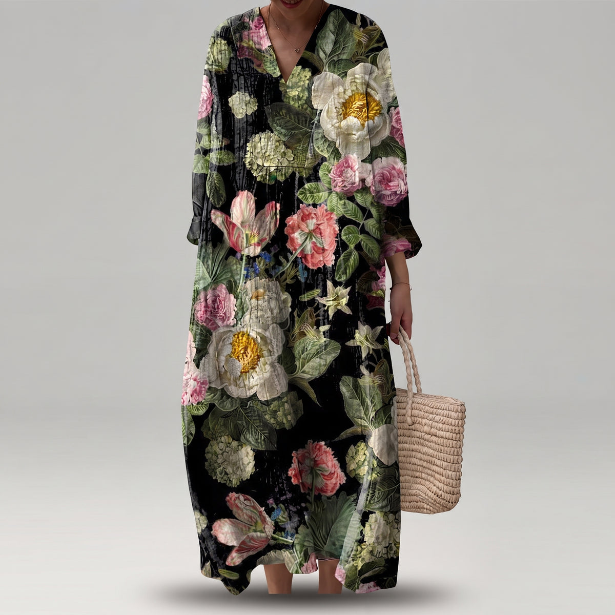 Stephanie | Elegant Spring Midi Dress