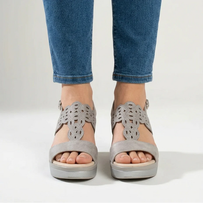 Silke | Wedge Sandals for Women with Adjustable Strap