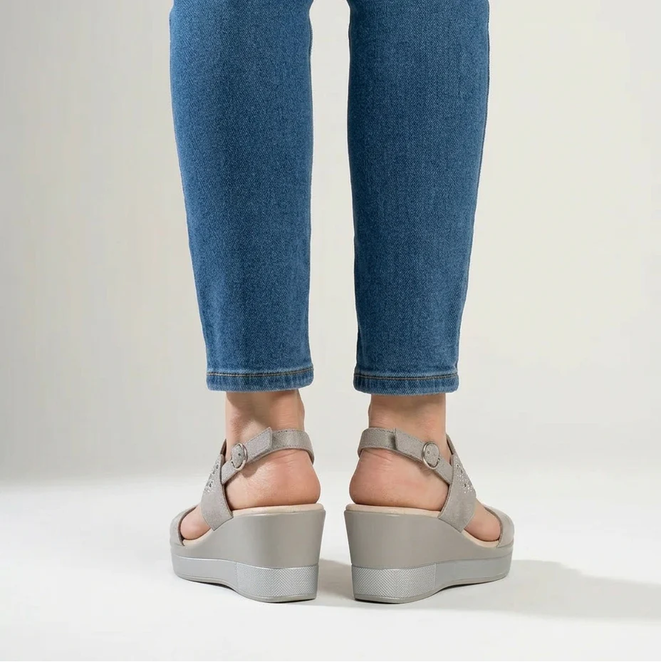 Silke | Wedge Sandals for Women with Adjustable Strap