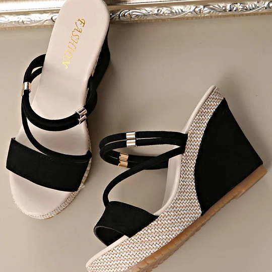 Ida | Fashionable Wedge Sandals for Women with High Heel