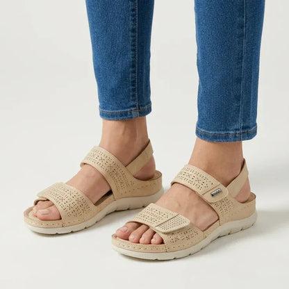 Ilka | Everyday Sandals with Soft Footbed and Velcro Fastening