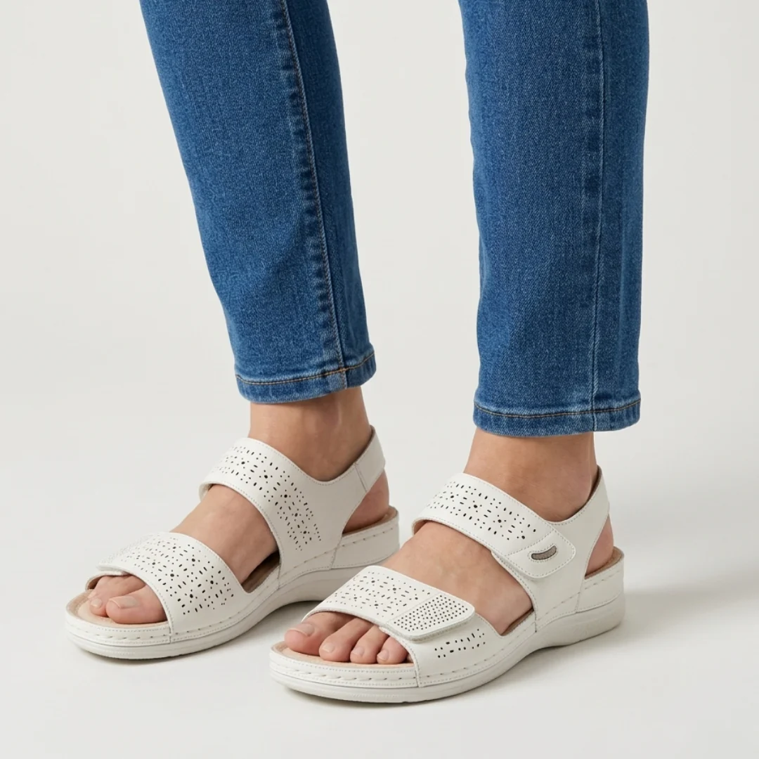 Ilka | Everyday Sandals with Soft Footbed and Velcro Fastening