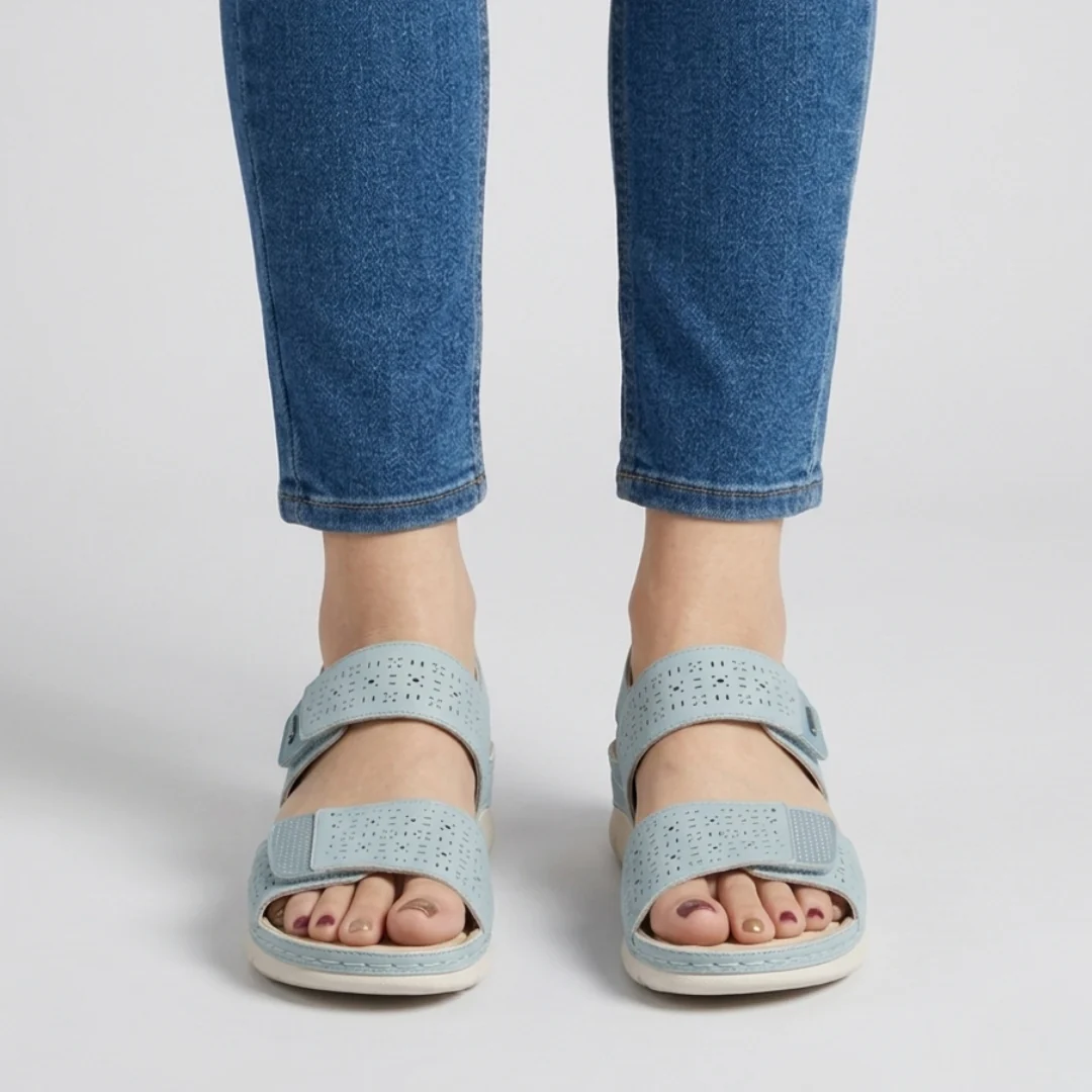 Ilka | Everyday Sandals with Soft Footbed and Velcro Fastening
