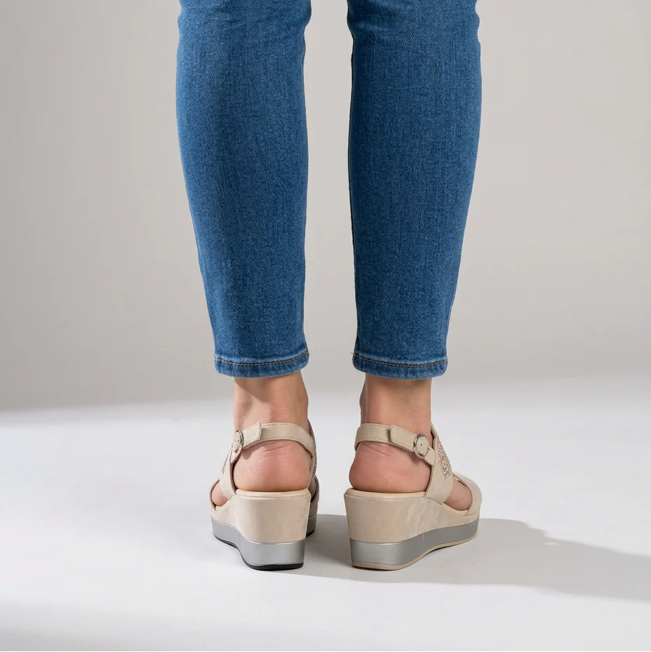 Silke | Wedge Sandals for Women with Adjustable Strap