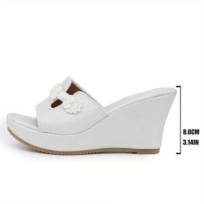 Mona | Feminine Platform Sandals with Cut-Out Design