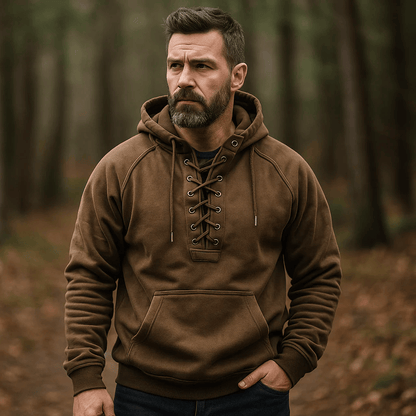 Hunter | Rugged Fleece Winter Hoodie for Men