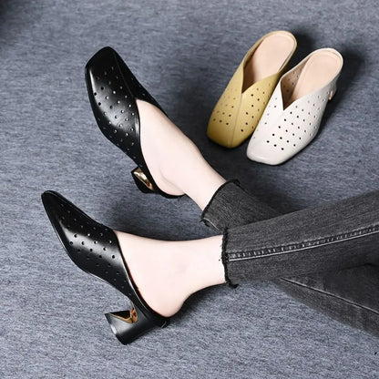 Waltraud | On-Trend Sandals with Stable Hollow Heel