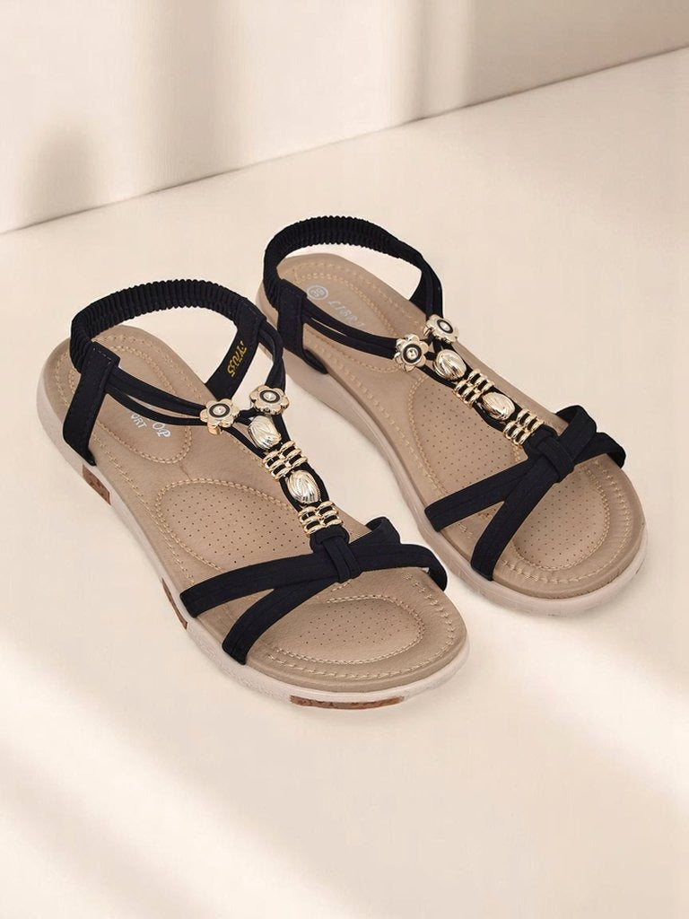 Ernestine | Feminine Sandals with Beautiful Embellishments