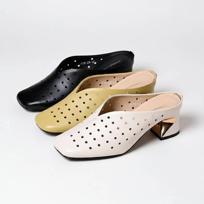 Waltraud | On-Trend Sandals with Stable Hollow Heel
