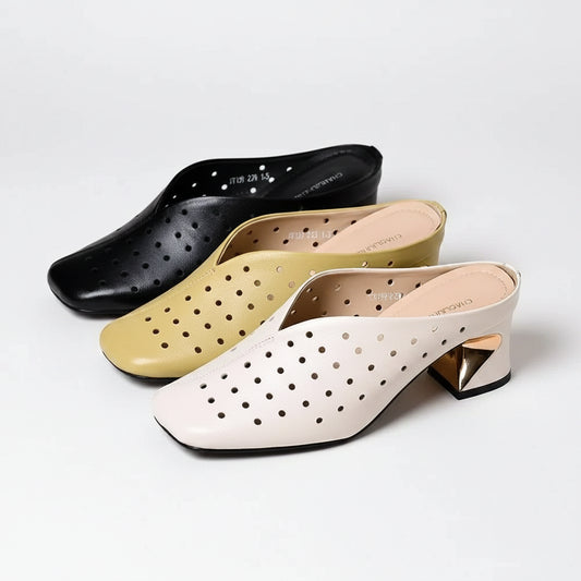 Waltraud | On-Trend Sandals with Stable Hollow Heel