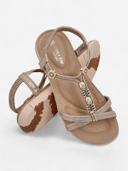 Ernestine | Feminine Sandals with Beautiful Embellishments
