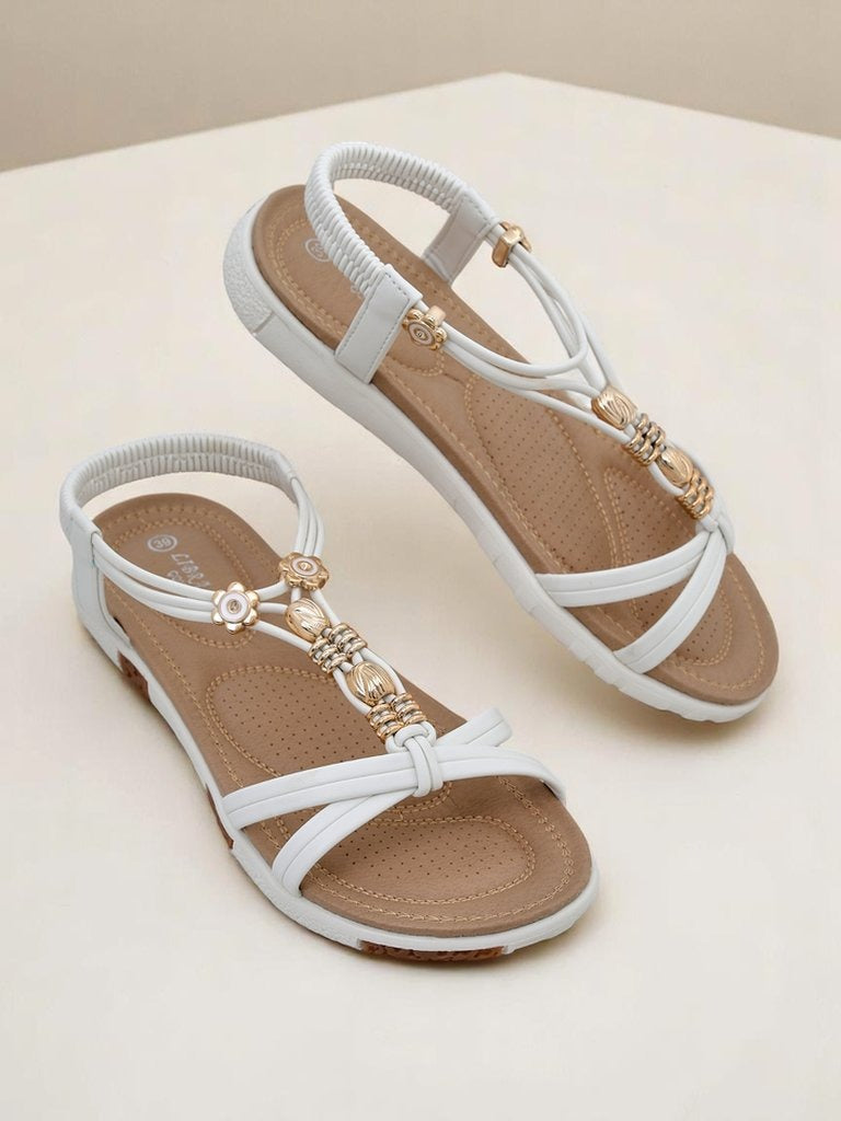 Ernestine | Feminine Sandals with Beautiful Embellishments