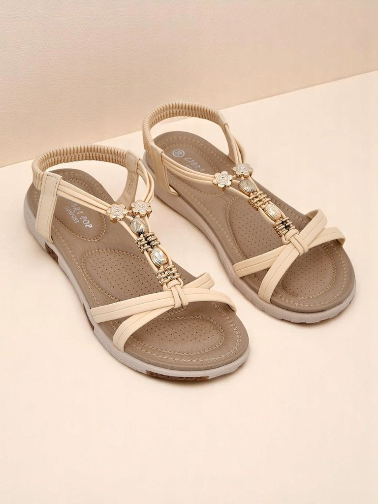 Ernestine | Feminine Sandals with Beautiful Embellishments