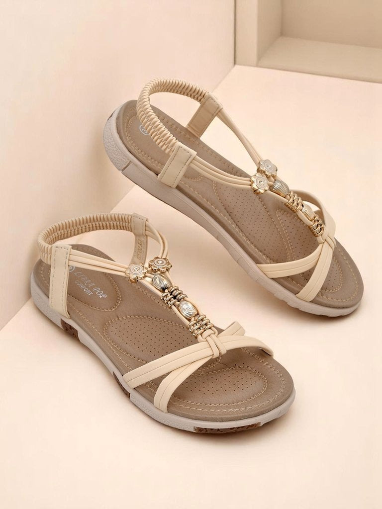 Ernestine | Feminine Sandals with Beautiful Embellishments