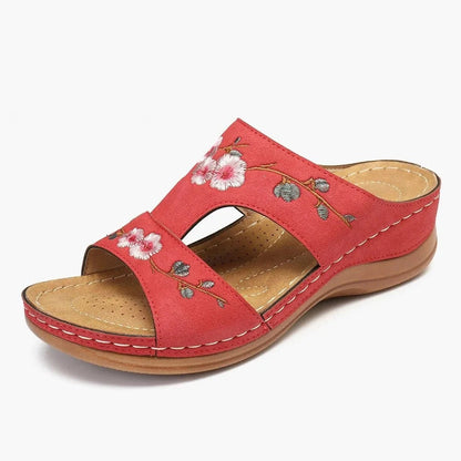 Karen | Comfortable Orthopaedic Sandals with Floral Pattern