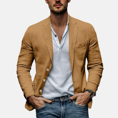 Renzo | Elegant Lightweight Linen Summer Blazer for Men