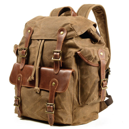 Byron Bay waxed canvas backpack — Beverley Lane
