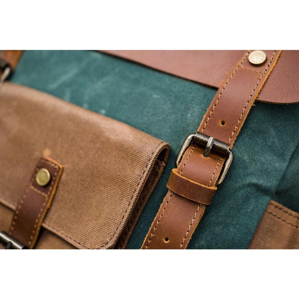 Alice Springs waxed canvas laptop backpack — Beverley Lane