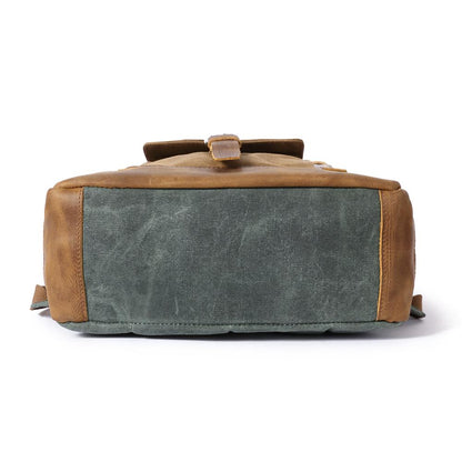 Alice Springs waxed canvas laptop backpack — Beverley Lane