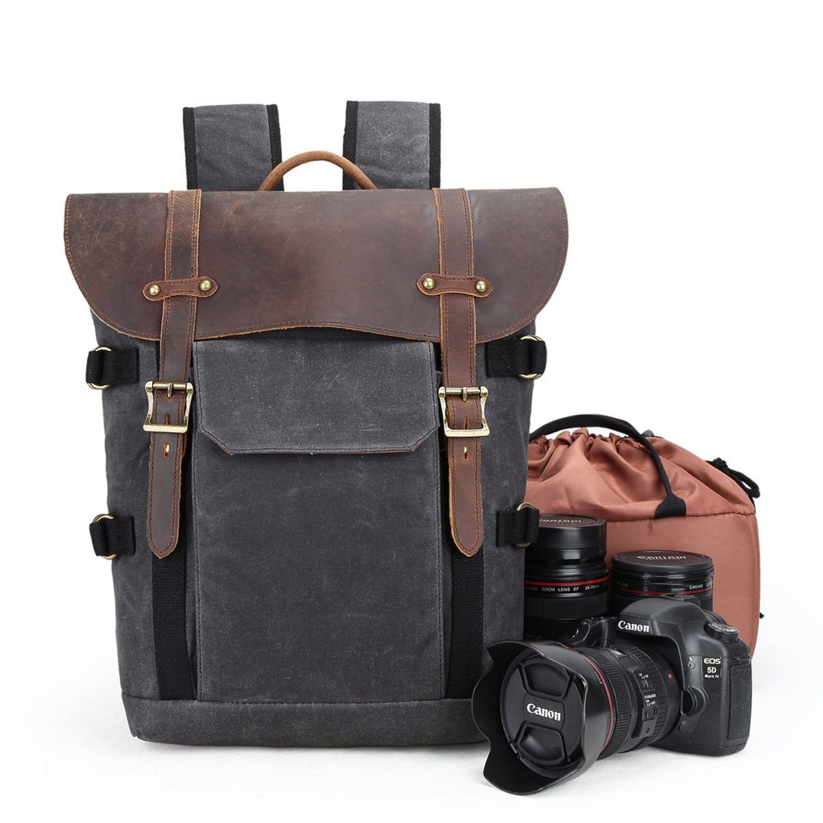 Kangaroo Island waxed canvas camera backpack — Beverley Lane