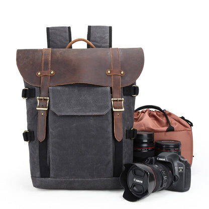 Kangaroo Island waxed canvas camera backpack — Beverley Lane