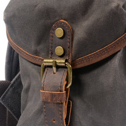 Hobart waxed canvas backpack — Beverley Lane