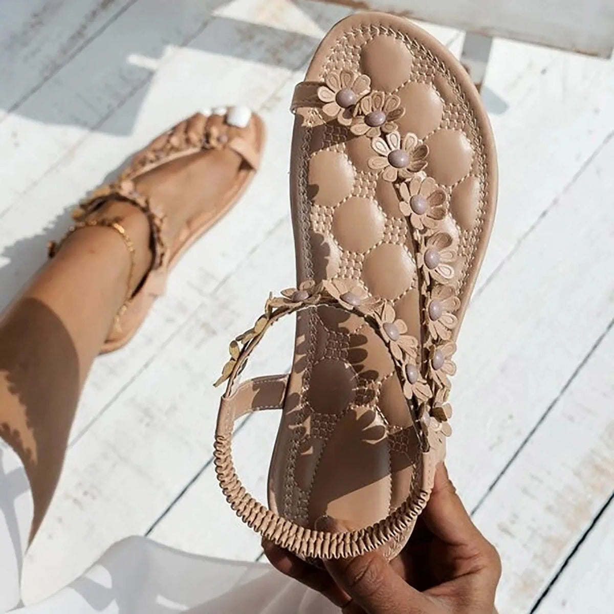 Liesel | Floral Design Sandals