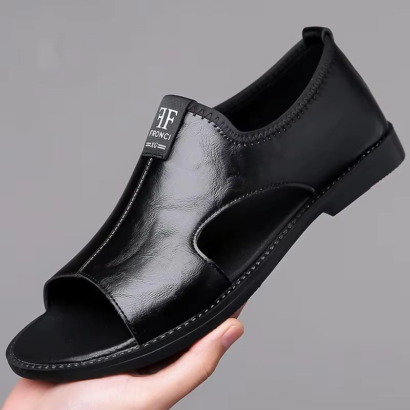 Ruenda | Comfortable Open Sandals with Classic Leather Design