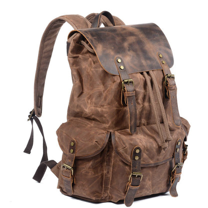 Hobart waxed canvas backpack — Beverley Lane