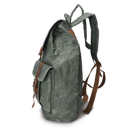 Perth waxed canvas backpack — Beverley Lane