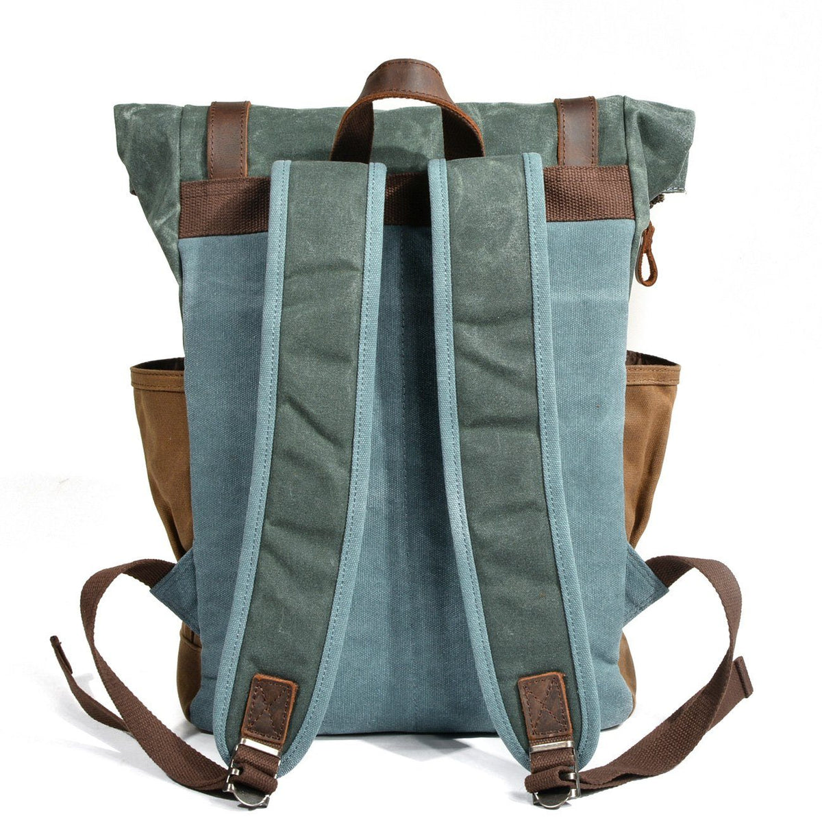 Wellington waxed canvas rolltop backpack — Beverley Lane