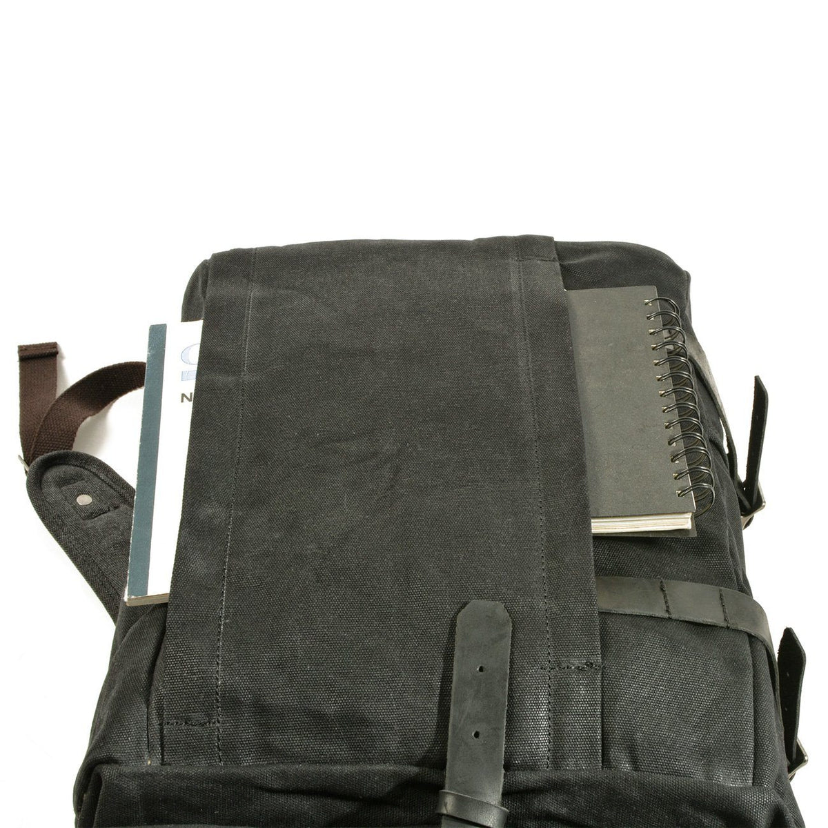 Cairns waxed canvas rolltop backpack — Beverley Lane