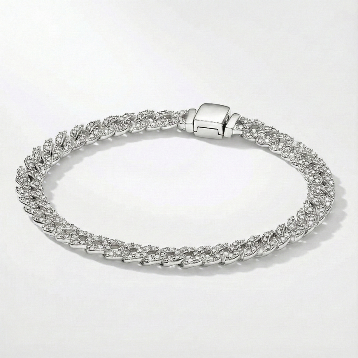 Astrid | Crystal Cuban Link Bracelet