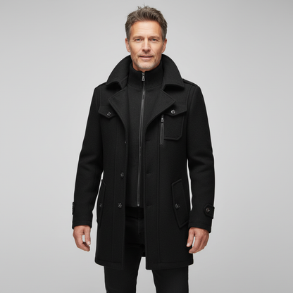Tommy | Elegant Long Winter Jacket for Men