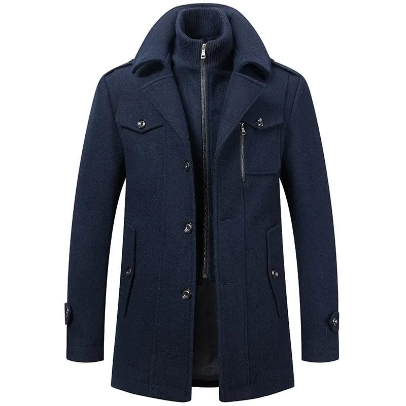 Max | Luxury Wool Coat with Thermal Inner Jacket for Men