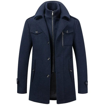 Max | Luxury Wool Coat with Thermal Inner Jacket for Men