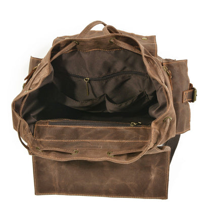 Nelson waxed canvas backpack — Beverley Lane