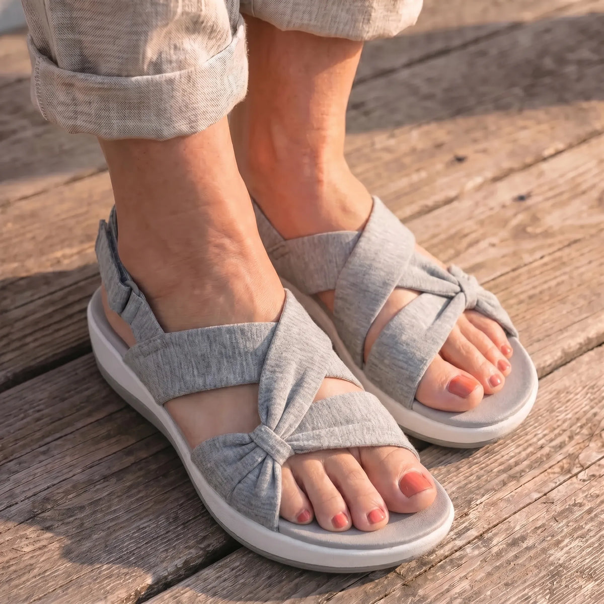 Gerry | Orthopaedic Comfort Sandals with Fabric Straps