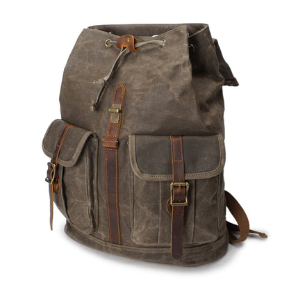 Perth waxed canvas backpack — Beverley Lane