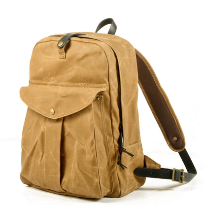 Broome waxed canvas backpack — Beverley Lane