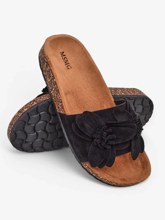 Lisette | Elegant Flip-Flops for Women with Floral Details