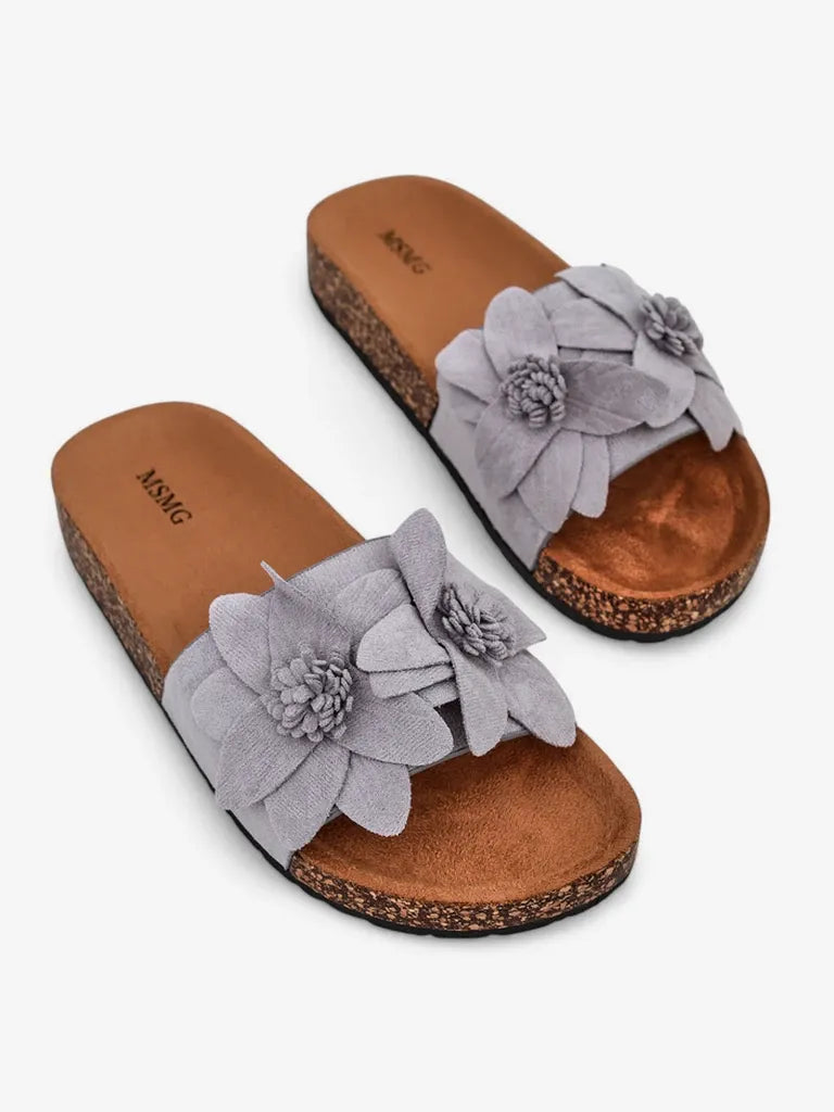Lisette | Elegant Flip-Flops for Women with Floral Details