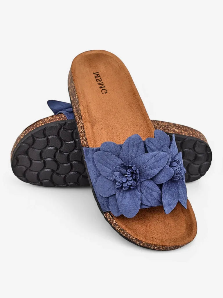 Lisette | Elegant Flip-Flops for Women with Floral Details