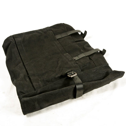 Cairns waxed canvas rolltop backpack — Beverley Lane