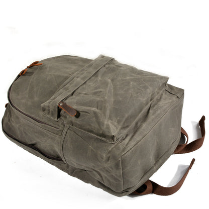 Fremantle waxed canvas backpack — Beverley Lane