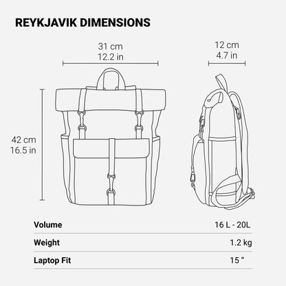 Sydney cotton canvas backpack — Beverley Lane