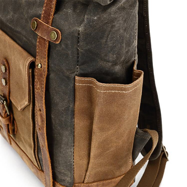 Daylesford waxed canvas rolltop backpack — Beverley Lane