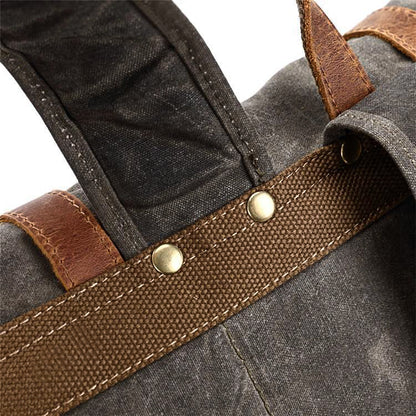 Daylesford waxed canvas rolltop backpack — Beverley Lane